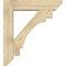 Ekena Millwork Merced Slat Rough Sawn Bracket w/ Offset Brace, Douglas Fir, 8"W x 36"D x 40"H BKT0806X36X40MRC06RDF - alternate 4